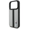 Etui BMW M Perforated Stripe Logo        MagSafe do iPhone 17 Pro szary